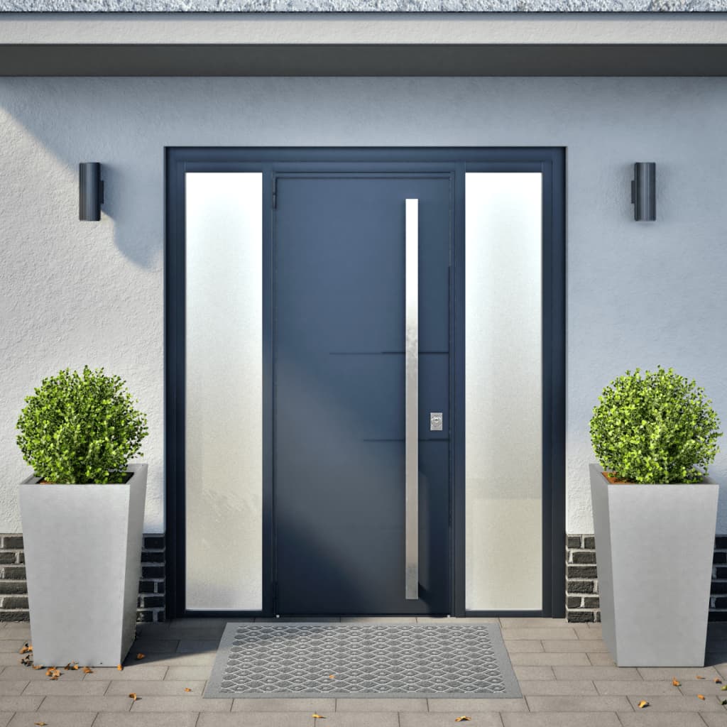 Vidaxl fioriere 2 ST 45x45x75 cm Acciaio zincato