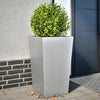 Vidaxl fioriere 2 ST 45x45x75 cm Acciaio zincato
