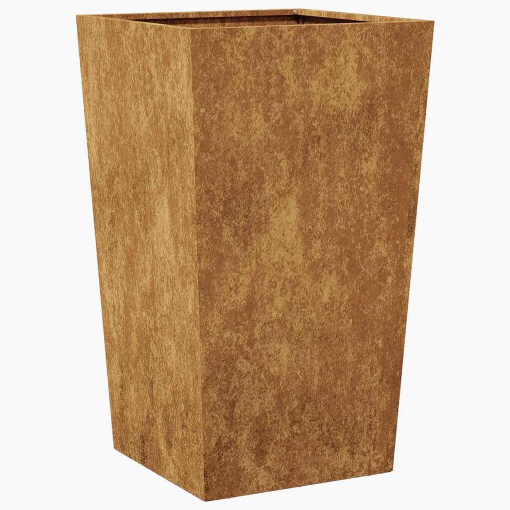 Vidaxl Planning Box 45x45x75 cm de acero meteorológico