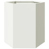 Vidaxl Plannet Hexagon 46x40x45 cm de acero blanco
