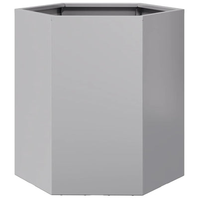 Vidaxl plannet esagono 46x40x45 cm galvanizzato acciaio