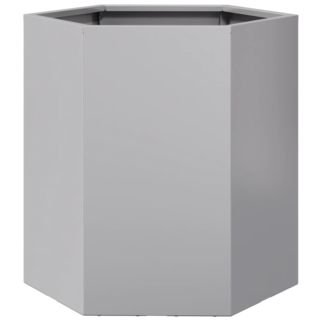 Vidaxl Plannet Hexagon 46x40x45 cm de acero galvanizado