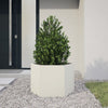 Vidaxl Plannet Hexagon 69x60x45 cm de acero blanco