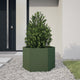 Vidaxl Plannet Hexagon 69x60x45 cm de acero verde de acero verde