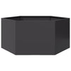 Vidaxl Plannet Henhoek 104x90x45 cm de acero negro