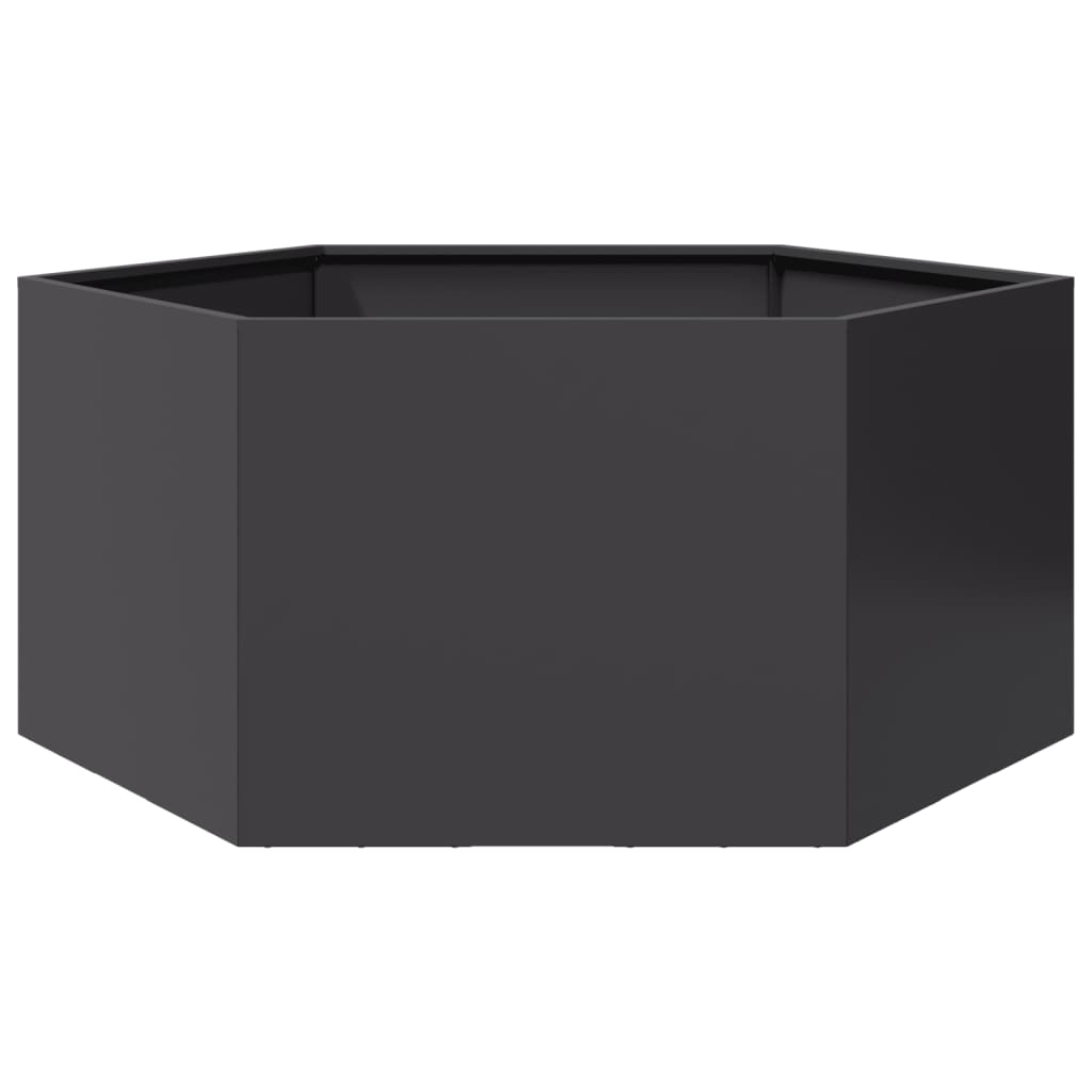 Vidaxl Plannet Henhoek 104x90x45 cm de acero negro