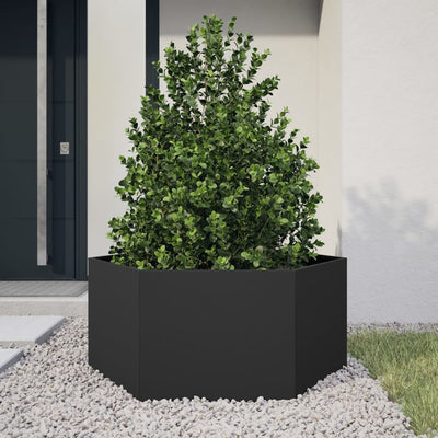 Vidaxl Plannet Henhoek 104x90x45 cm in acciaio nero