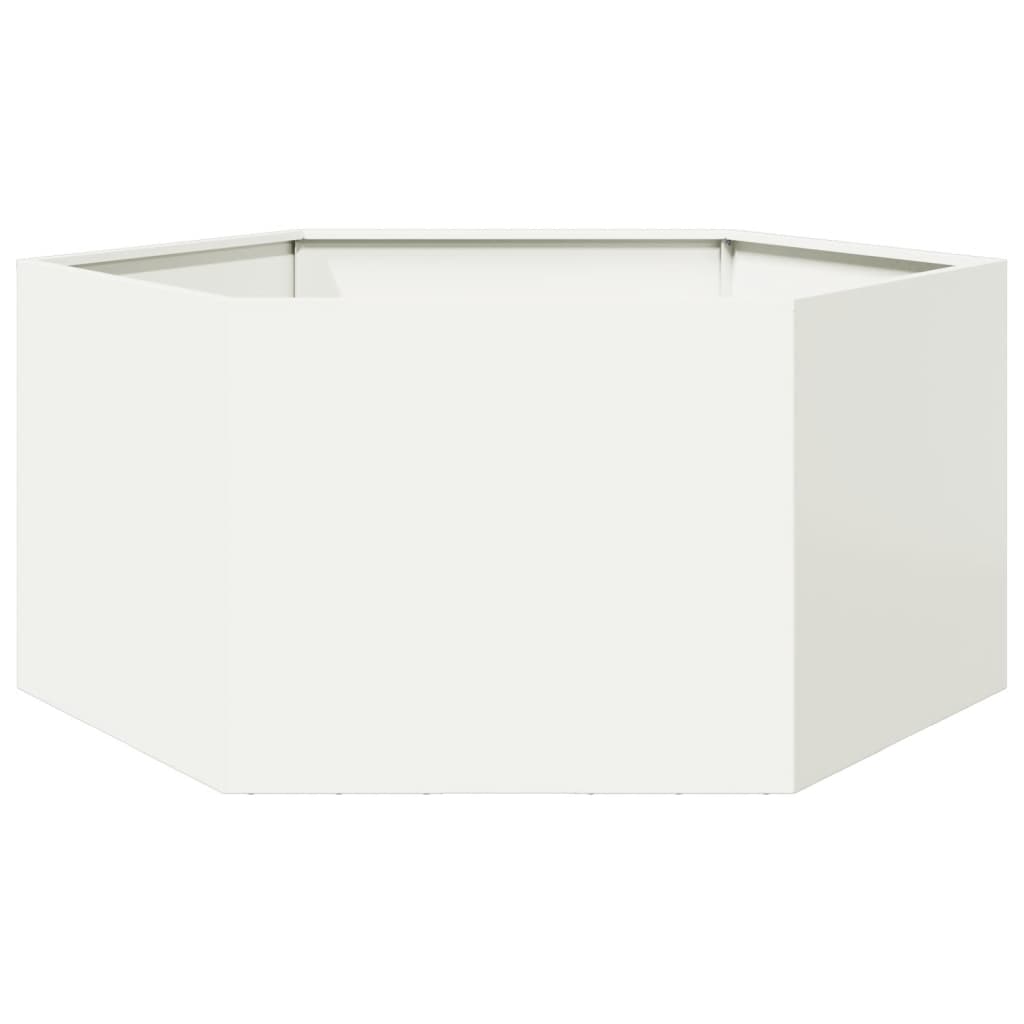 Vidaxl Plannet Henhoek 104x90x45 cm de acero blanco