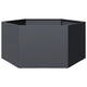 Plannet Vidaxl Henhoek 104x90x45 cm de acero antracita