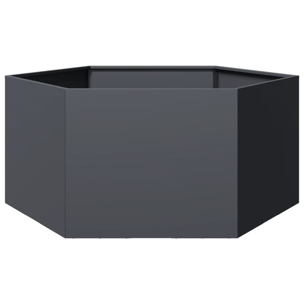 Plannet Vidaxl Henhoek 104x90x45 cm de acero antracita