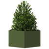 Vidaxl Plannet Hexagon 104x90x45 cm de oliva de acero verde