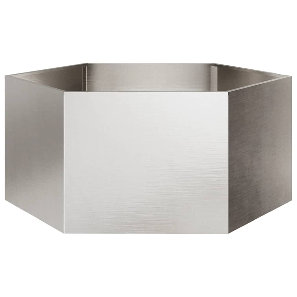 Vidaxl Plannet Henhoek 104x90x45 cm in acciaio inossidabile