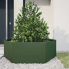 Vidaxl Plannet Hexagon 138x120x45 cm de oliva de acero verde