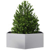 Vidaxl fioriera Benket esagono 138x120x45 cm in acciaio zincato