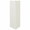 Vidaxl Plannet Triangle 30x26x75 cm de acero blanco
