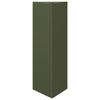 Vidaxl Planter Triangle 30x26x75 cm de acero verde de acero verde