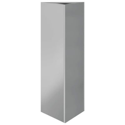 Vidaxl Fiorter Triangle 30x26x75 cm Acciaio zincato