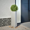 Vidaxl Planter Triangle 30x26x75 cm de acero galvanizado