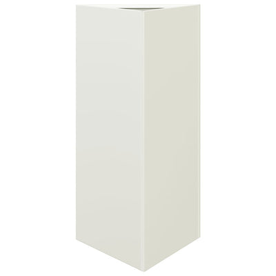 Vidaxl Plannet Triangle 40x34.5x70 cm acciaio bianco
