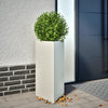 Vidaxl Plannet Triangle 40x34.5x70 cm de acero blanco