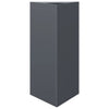 Triángulo Vidaxl Planter 40x34.5x70 cm de acero antracita