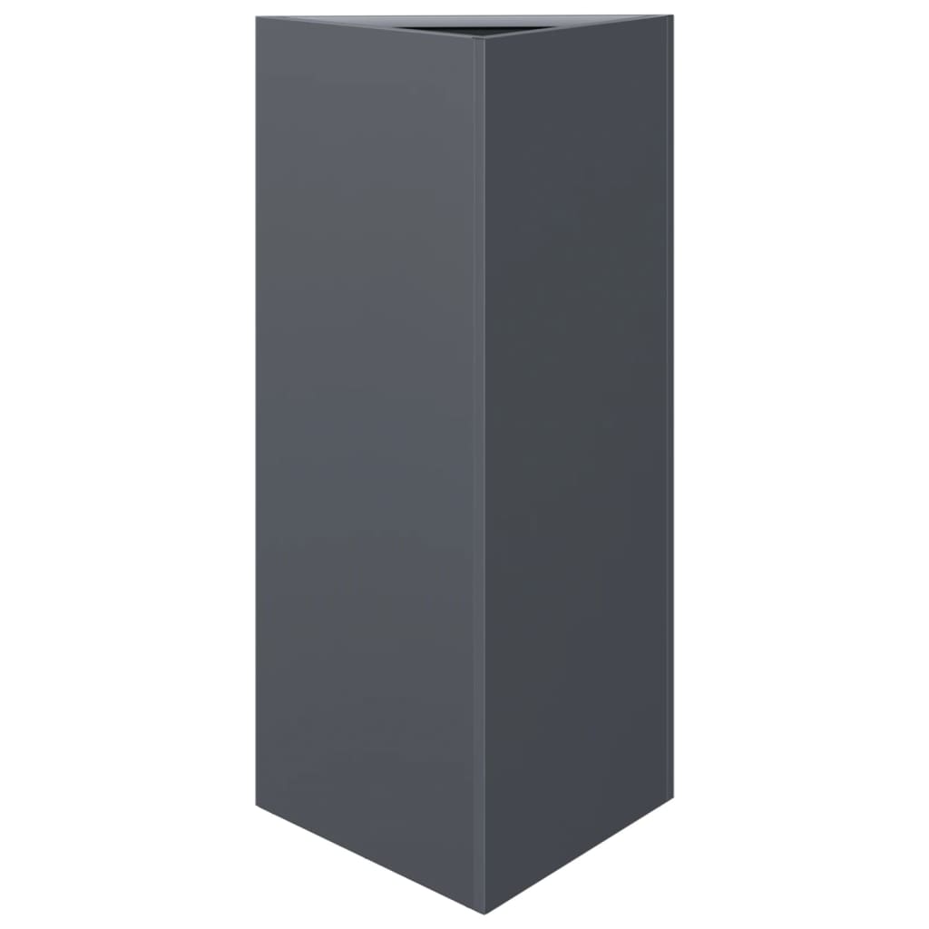 Vidaxl Fiorter Triangle 40x34.5x70 cm in acciaio antracite -Collorato
