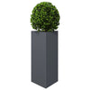 Triángulo Vidaxl Planter 40x34.5x70 cm de acero antracita