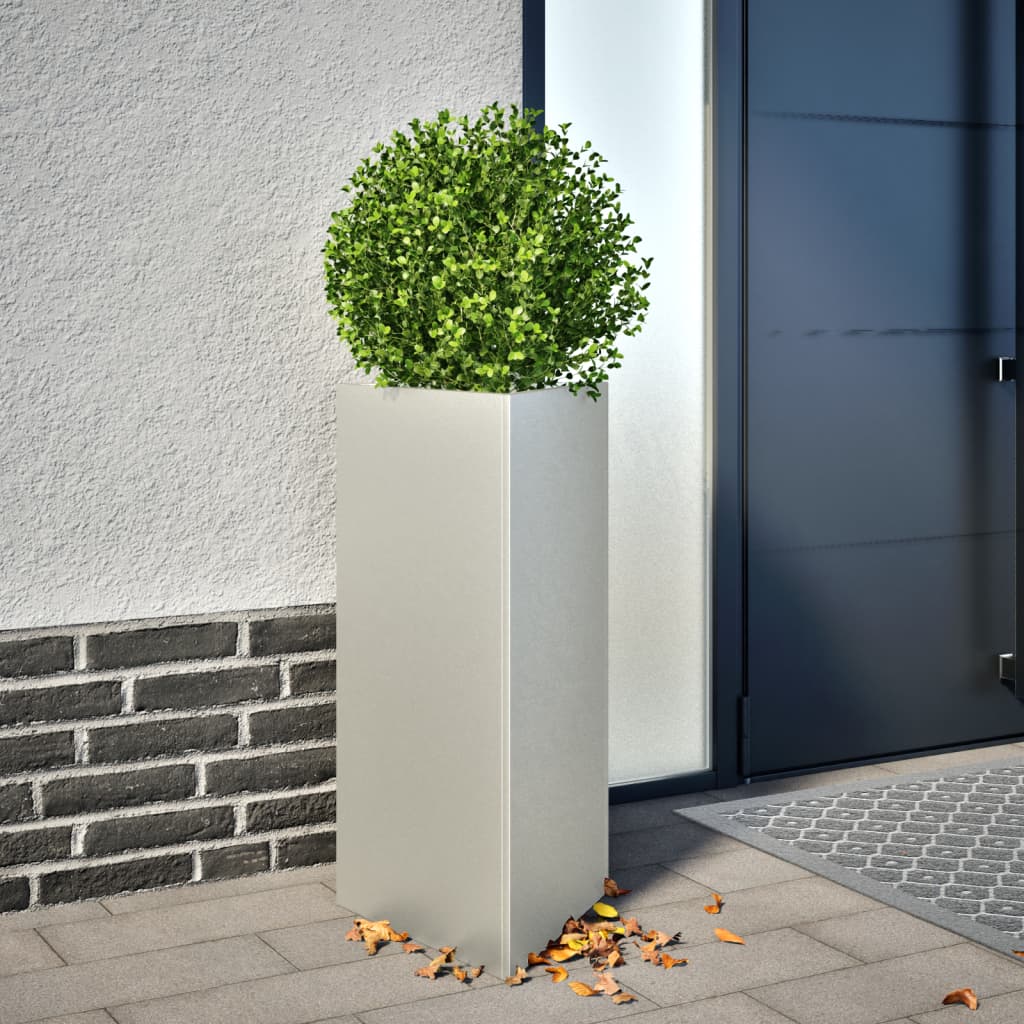 Vidaxl Plannet Triangle 40x34.5x70 cm de acero inoxidable