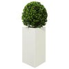 Vidaxl Plannet Triangle 50x43x75 cm de acero blanco