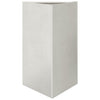 Vidaxl Plannet Triangle 50x43x75 cm de acero inoxidable