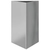 Vidaxl Planter Triangle 50x43x75 cm de acero galvanizado