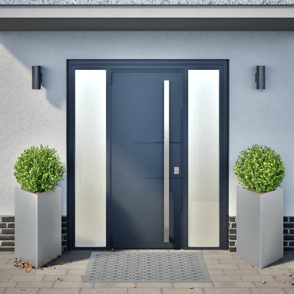 Plantadores Vidaxl 2 ST Triangle 50x43x75 cm de acero galvanizado
