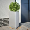 Plantadores Vidaxl 2 ST Triangle 50x43x75 cm de acero galvanizado