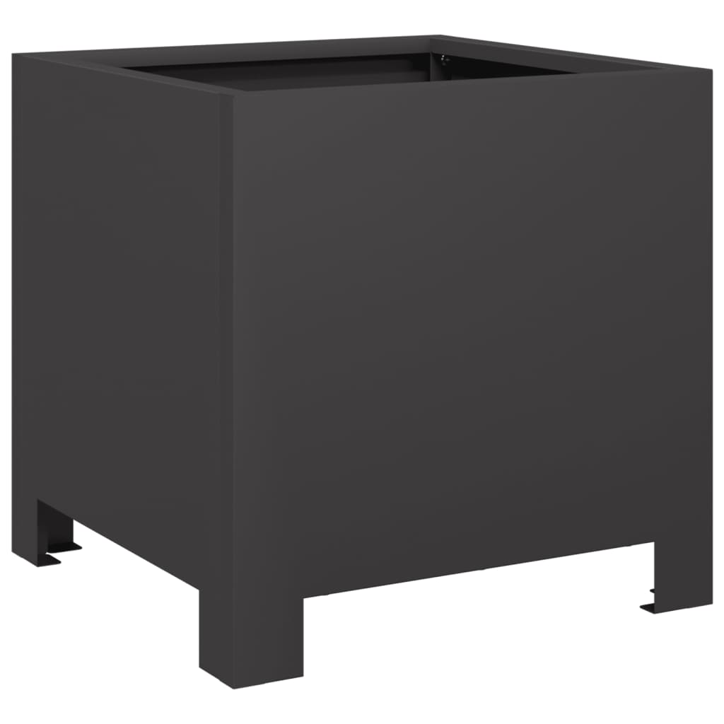 Vidaxl Planning Box 30x30x30 cm de acero negro