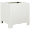 Scatola di pianificazione Vidaxl 30x30x30 cm in acciaio bianco