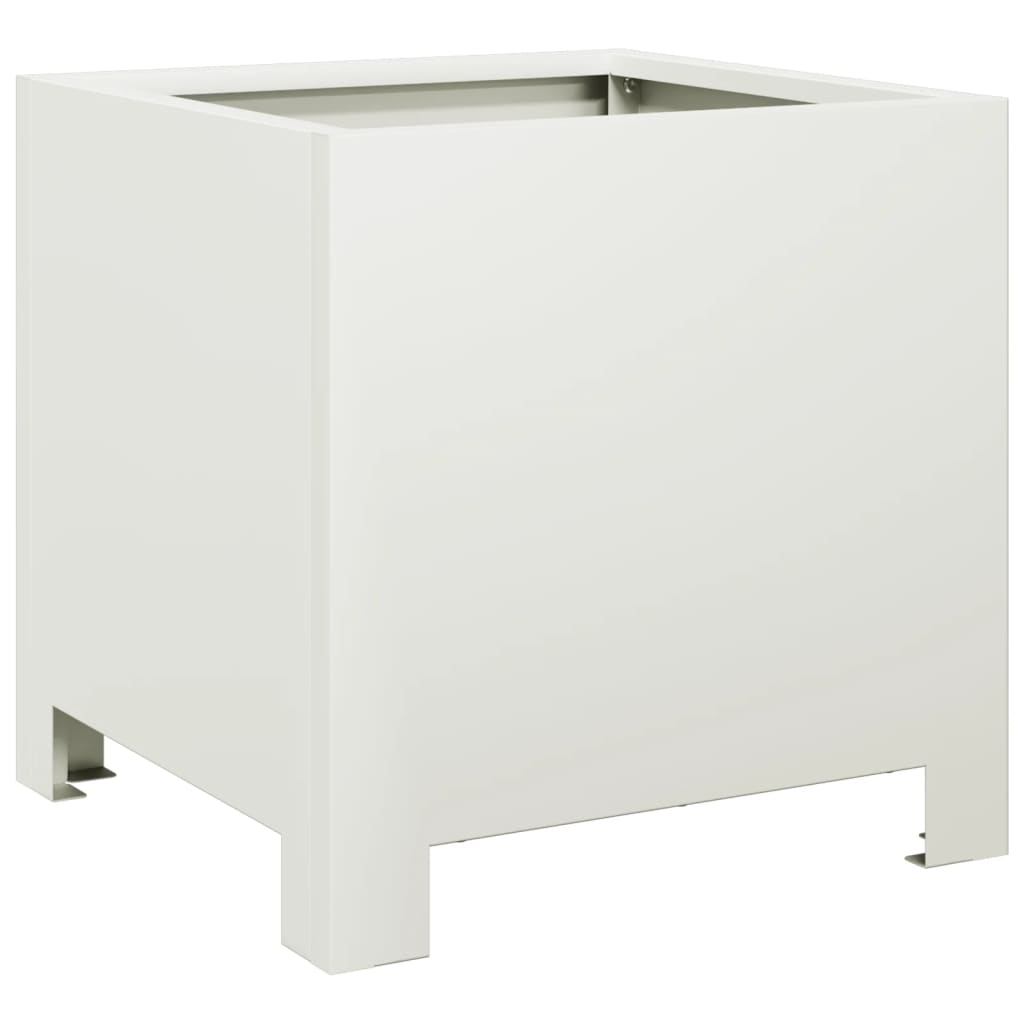 Vidaxl Planning Box 30x30x30 cm de acero blanco