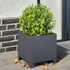 Vidaxl Fioters 2 ST 30x30x30 cm Antracite in acciaio