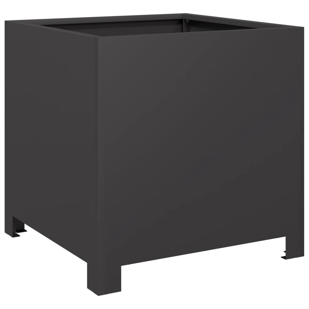 Vidaxl Planning Box 40x40x40 cm de acero negro