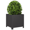Vidaxl Planning Box 40x40x40 cm de acero negro