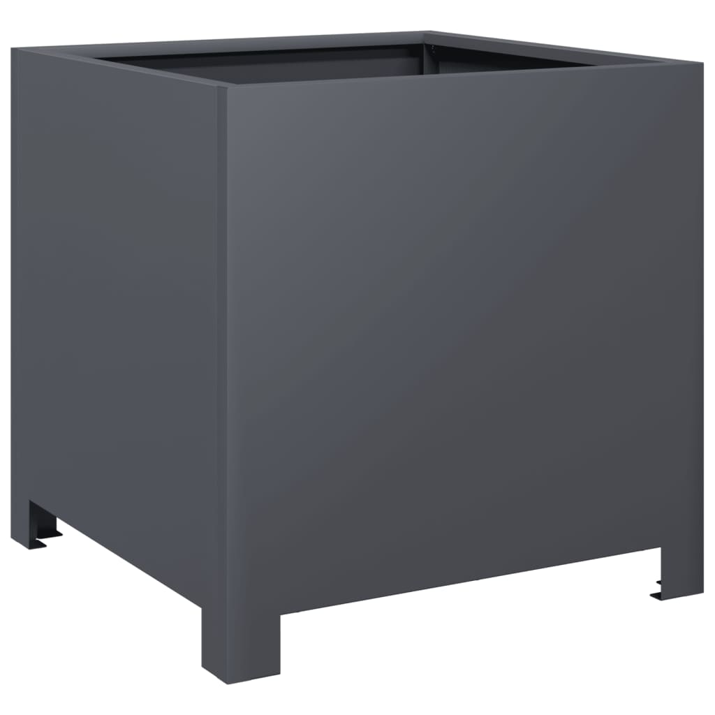 Vidaxl Planning Box 40x40x40 cm de acero antracita