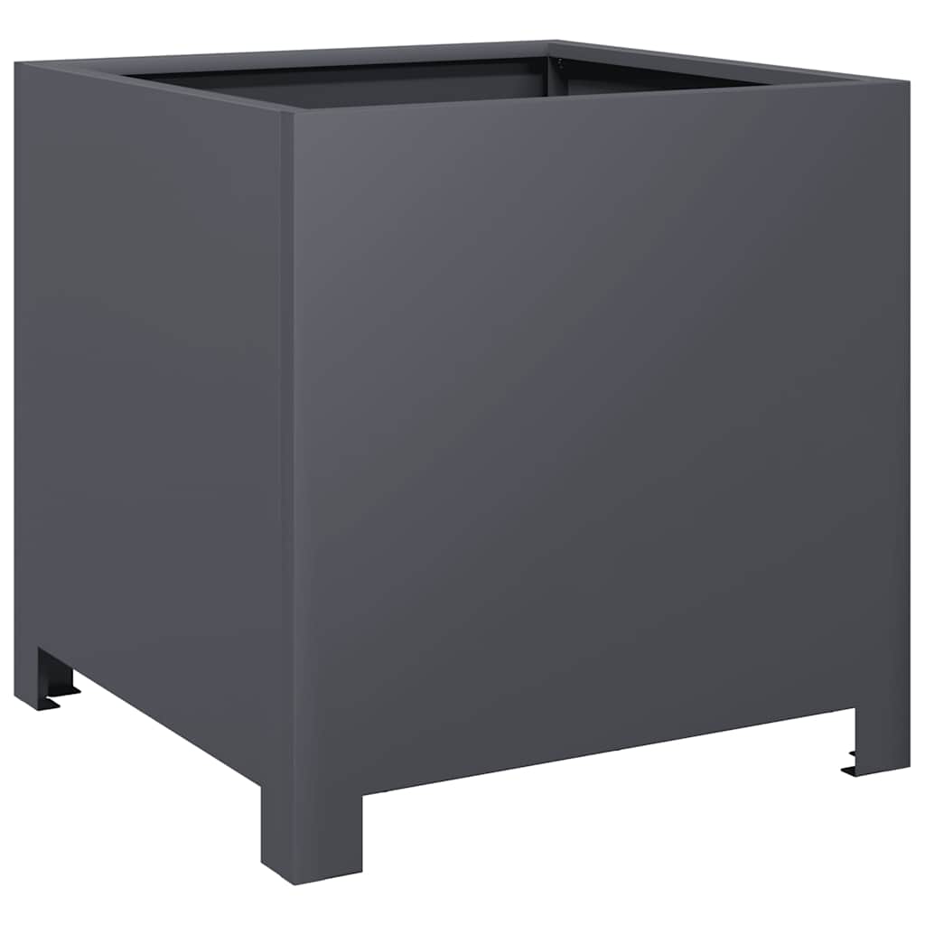 Vidaxl Planning Box 40x40x40 cm de acero antracita