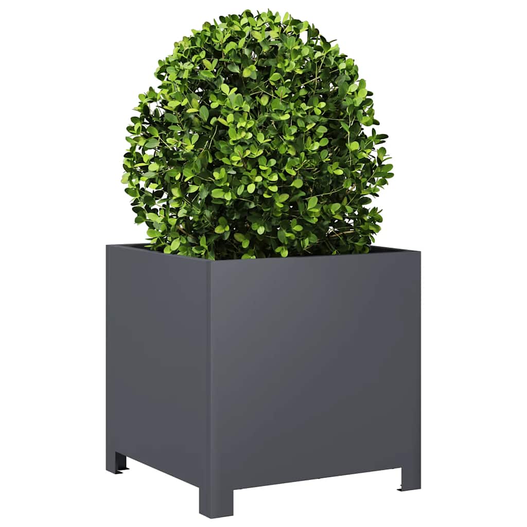 Vidaxl Planning Box 40x40x40 cm de acero antracita