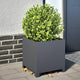 Vidaxl fioriere 2 ST 40x40x40 cm in acciaio antracite
