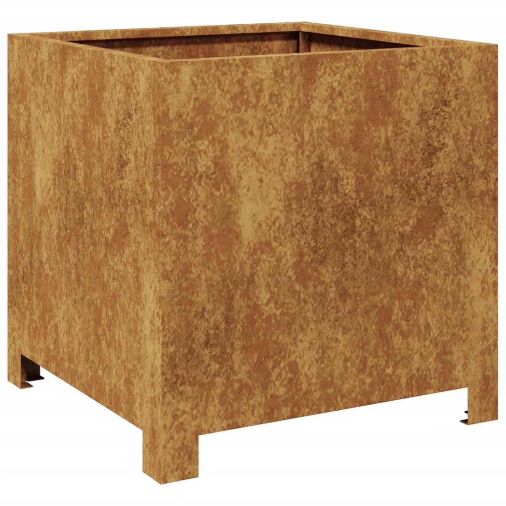 Vidaxl Planning Box 40x40x40 cm de acero meteorológico