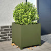 Vidaxl Planning Box da 50x50x50 cm in acciaio verde oliva
