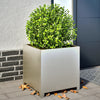 Vidaxl Planning Box 50x50x50 cm de acero inoxidable
