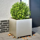 Vidaxl Planning Box 50x50x50 cm de acero inoxidable