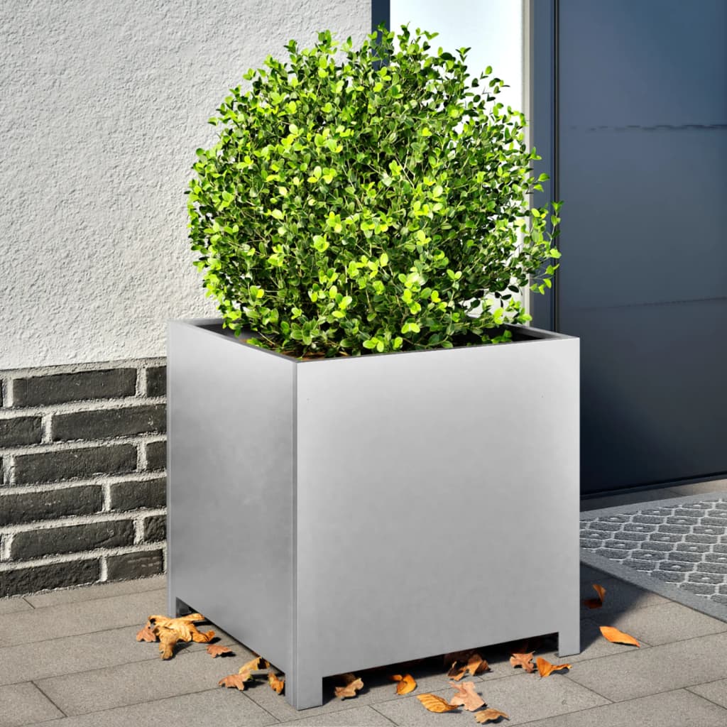 Vidaxl Planning Box 50x50x50 cm de acero galvanizado
