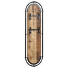 Vidaxl Wall Hood Stells 2 st con 4 ganchos Mangowood áspero sólido