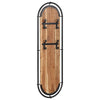 Vidaxl Wall Hood Stells 2 st con 4 ganchos Solid Acaciahout